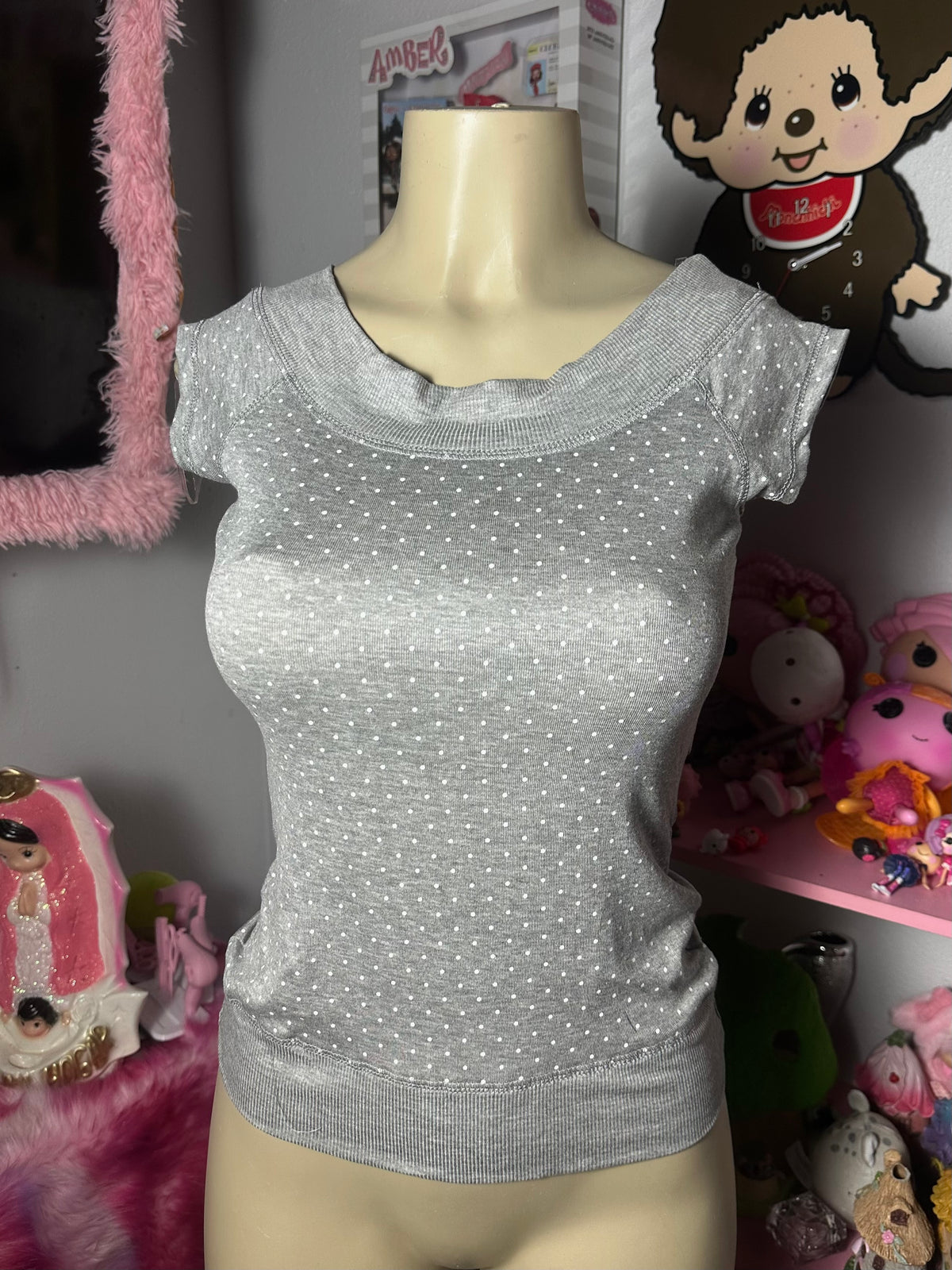 Polka dot top