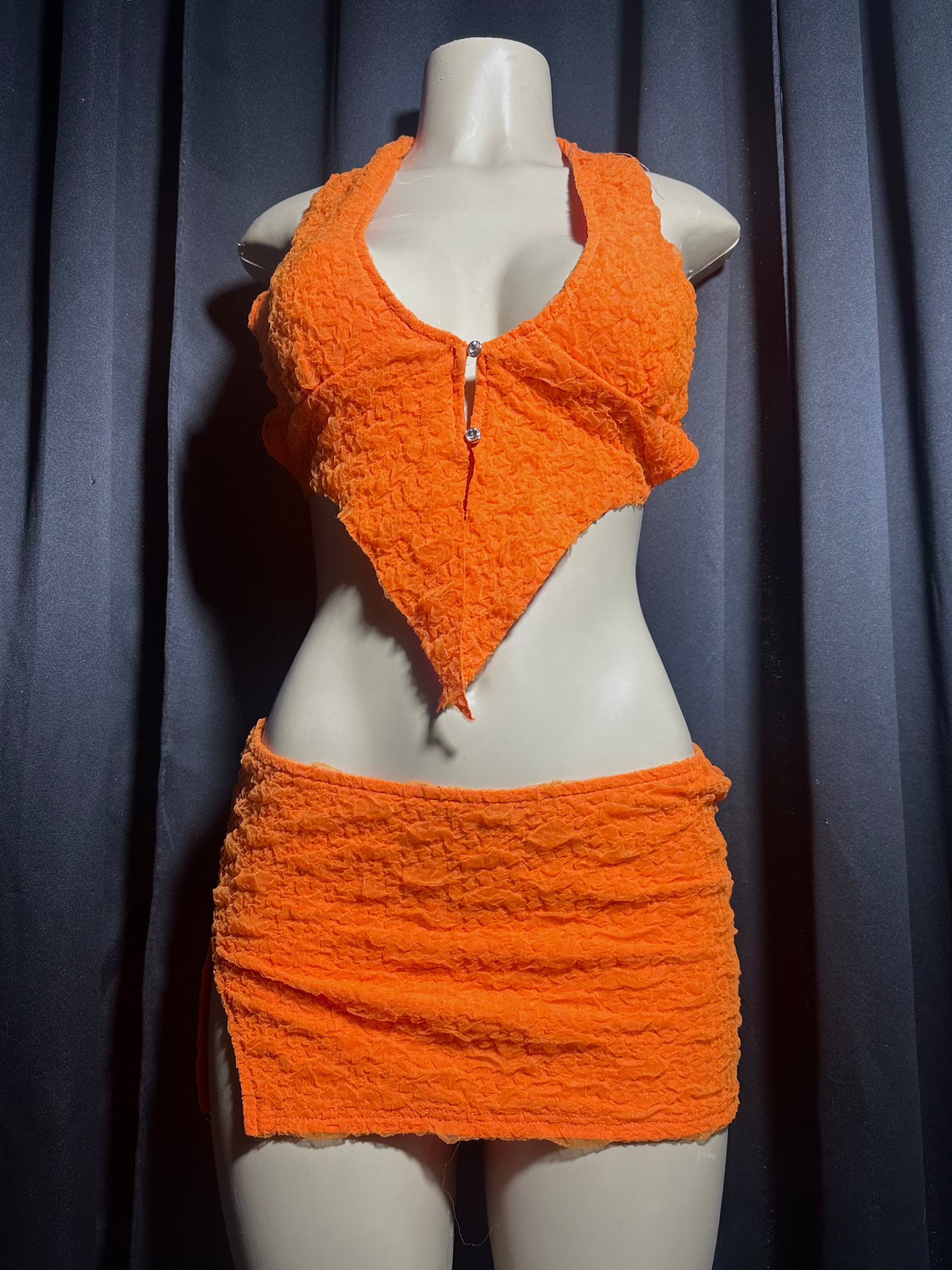 Orange skirt