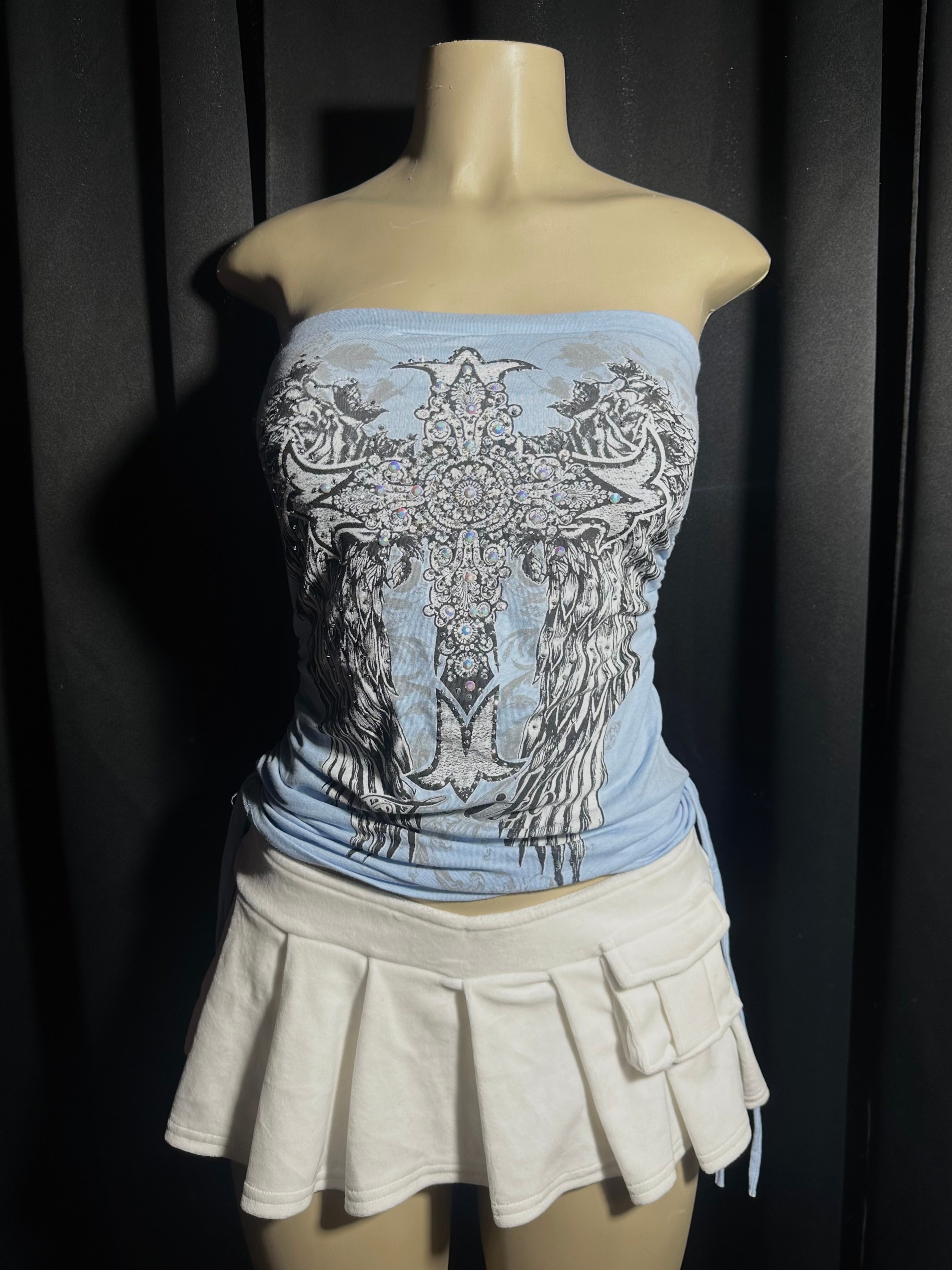 White skirt