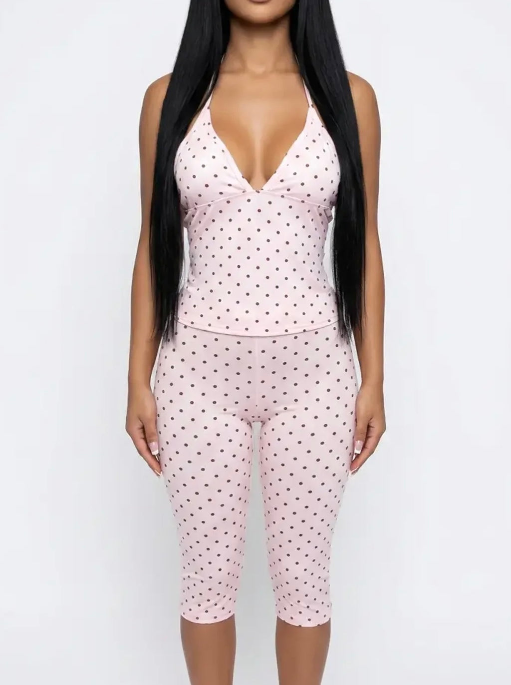 Polka dot carpi set