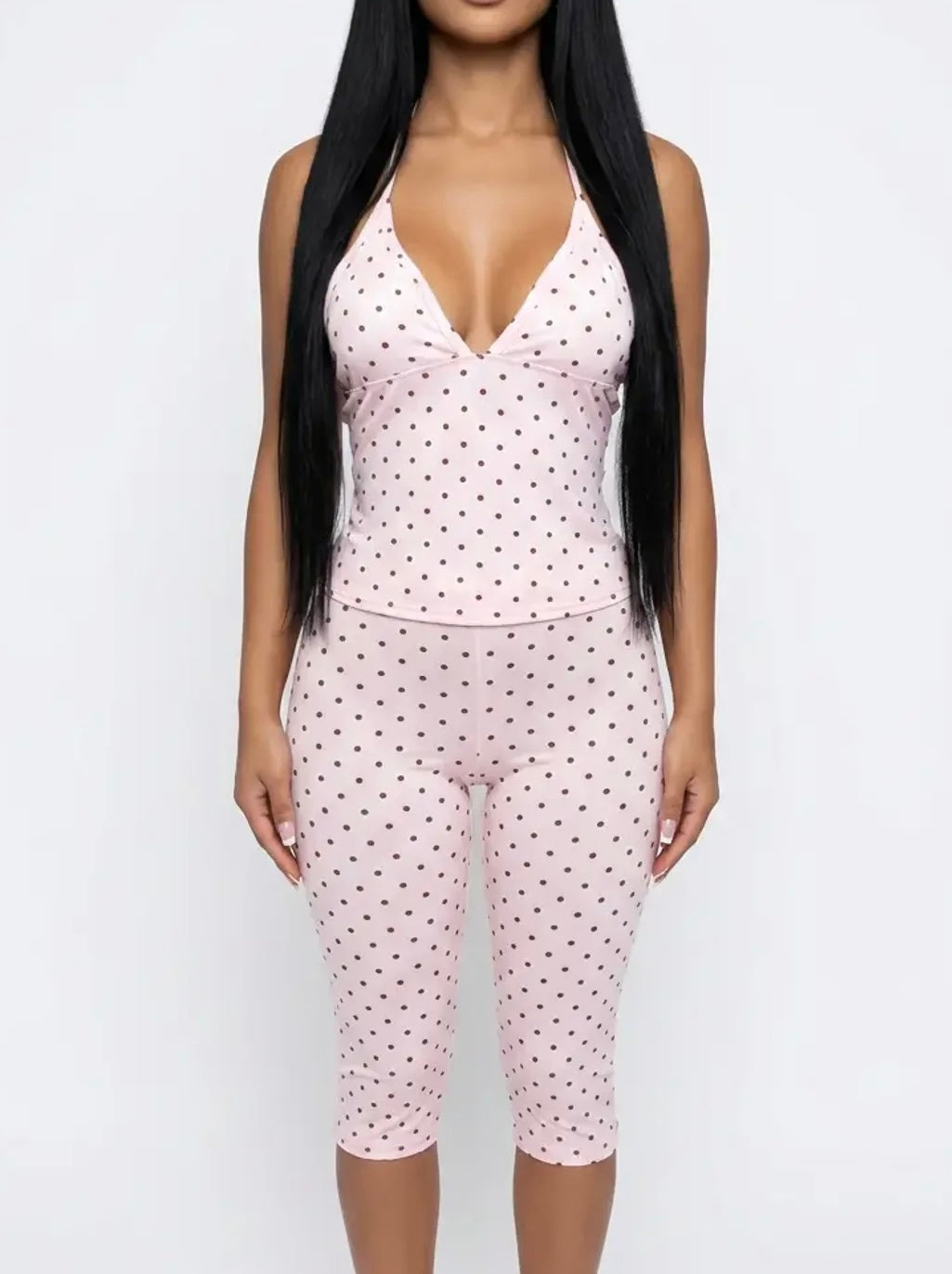 Polka dot carpi set