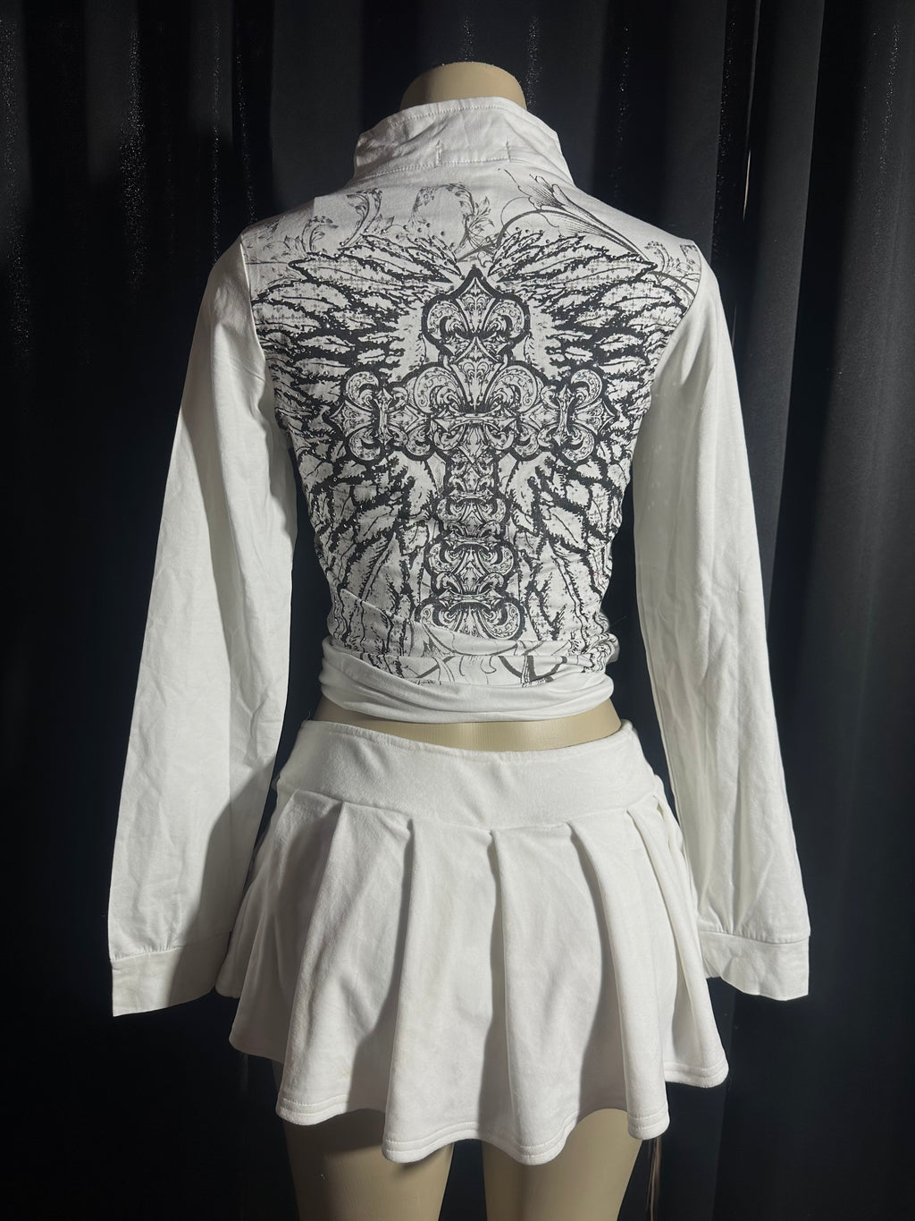 Cross long sleeve top