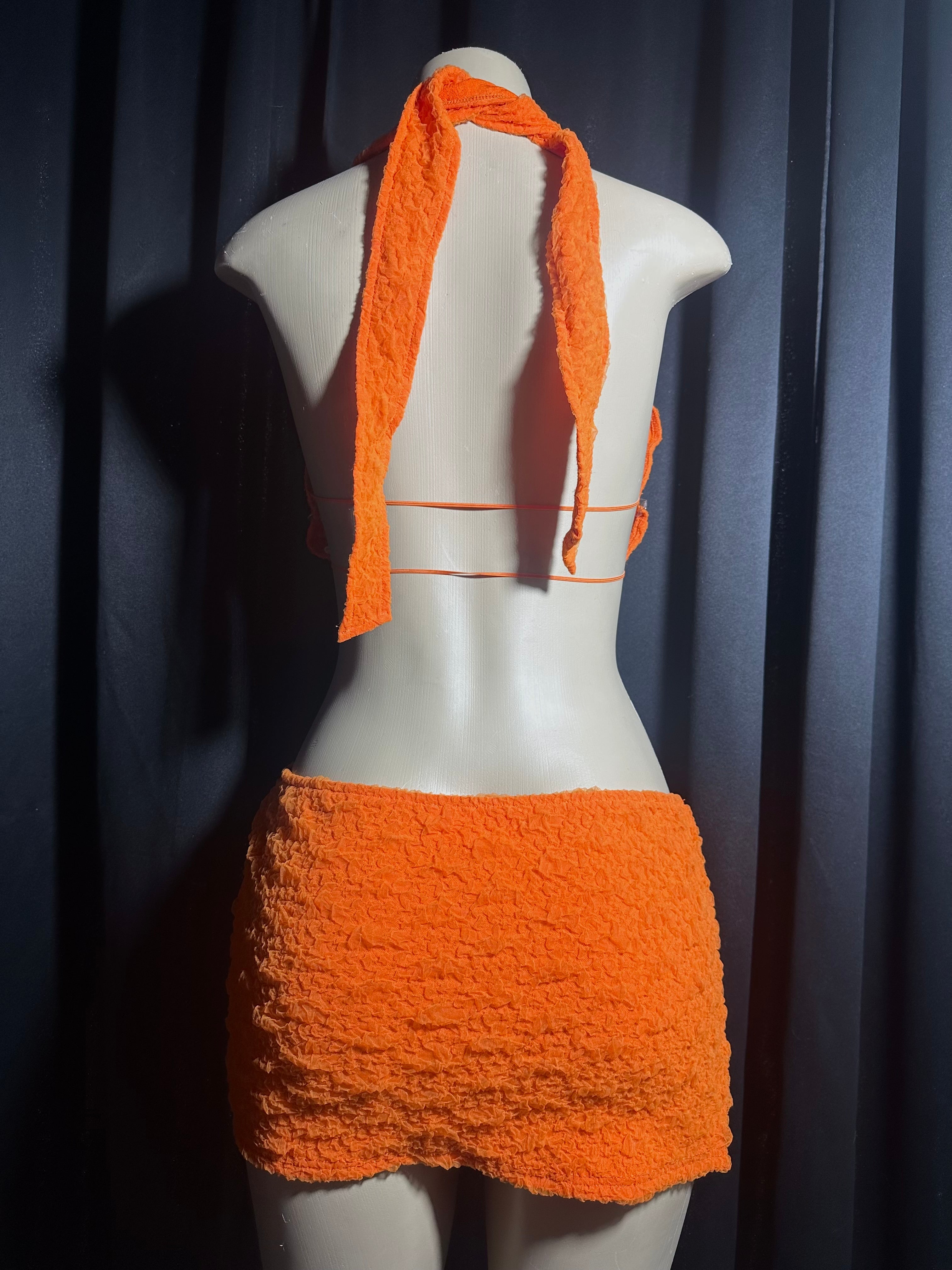 Orange skirt