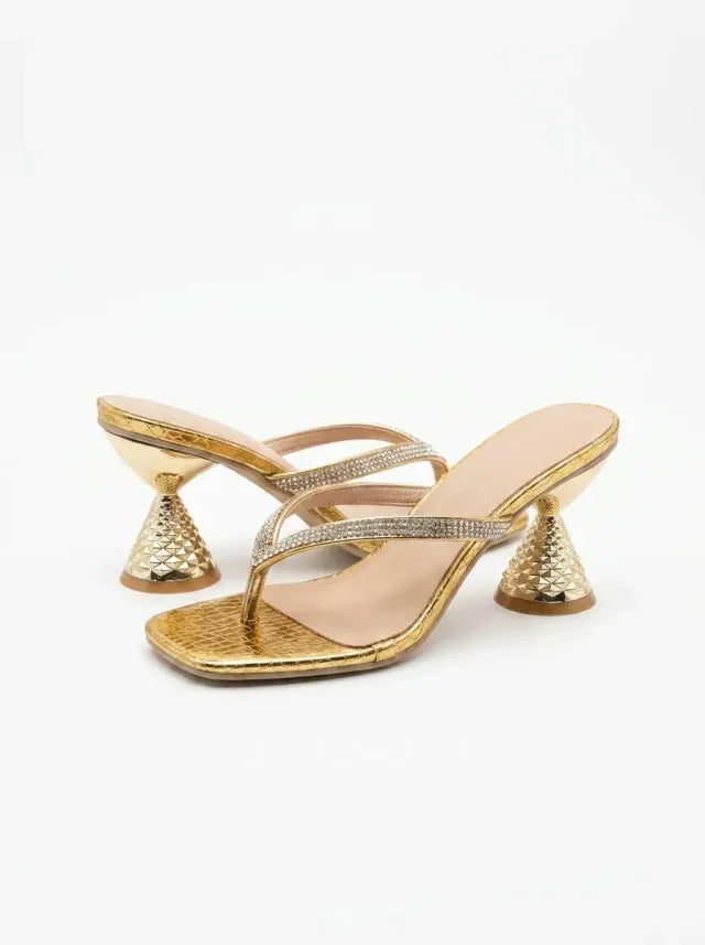 Gold heels