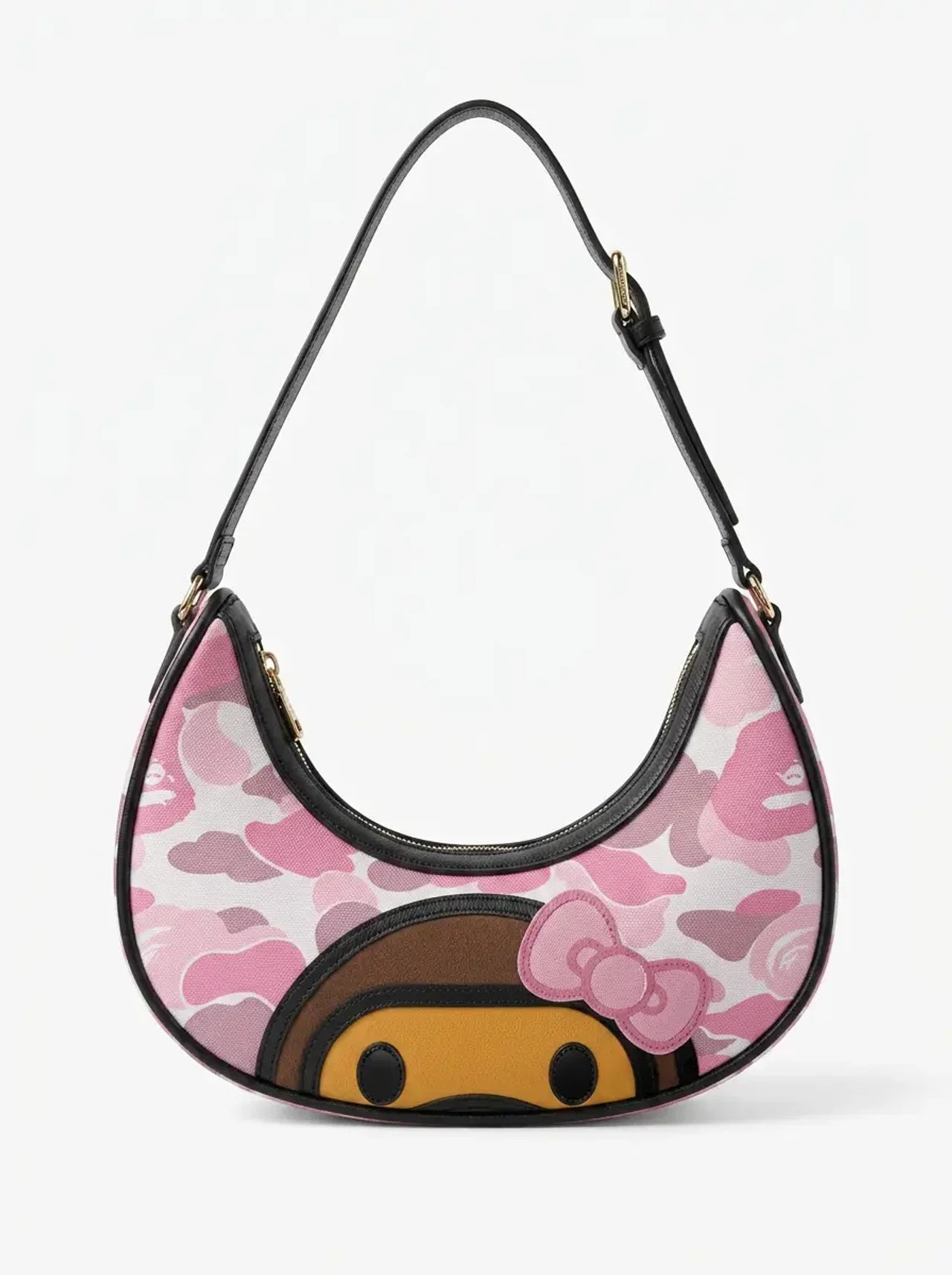 Camo monkey moon bag