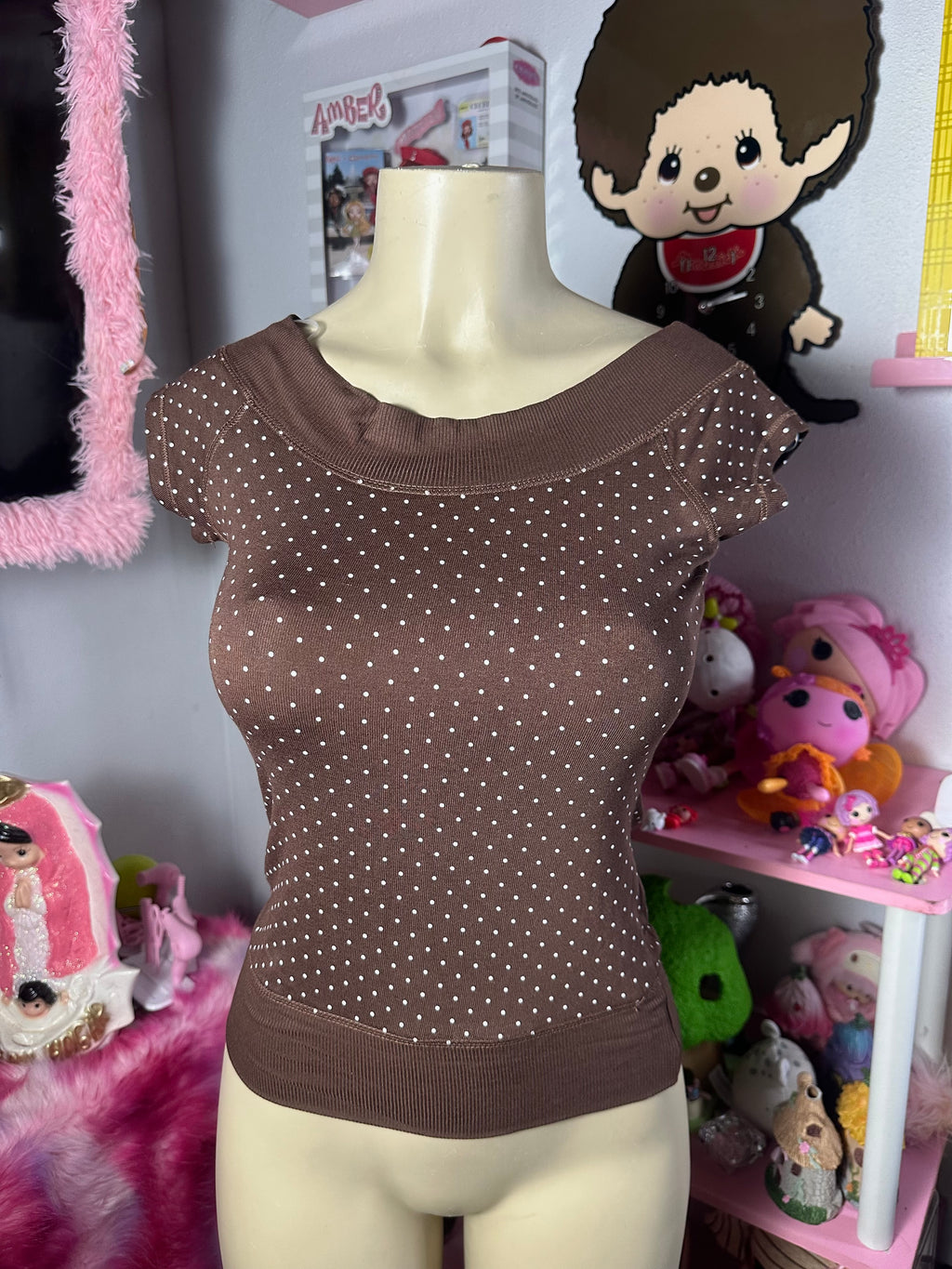 Polka dot top