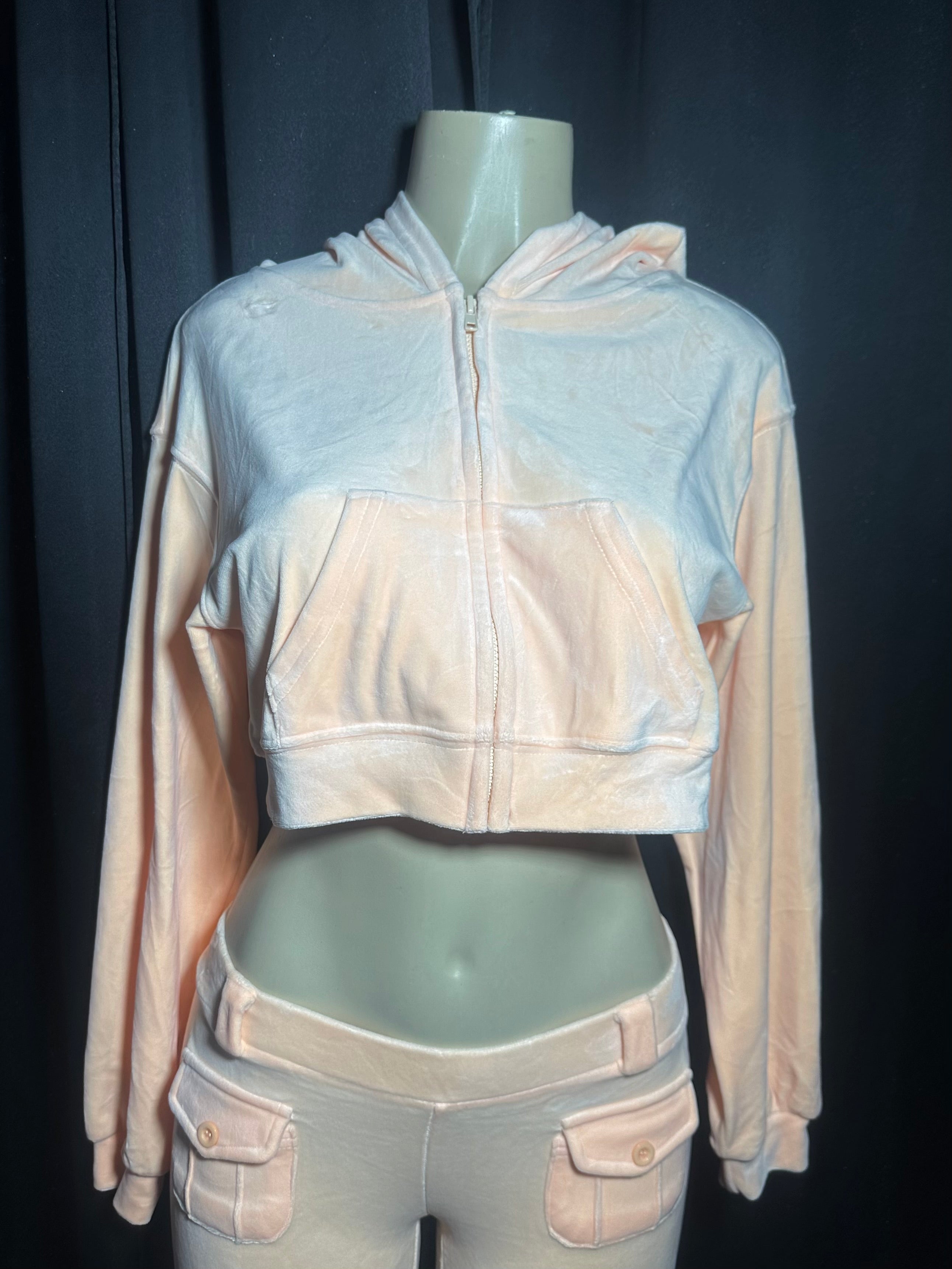 Velour Orange Jacket