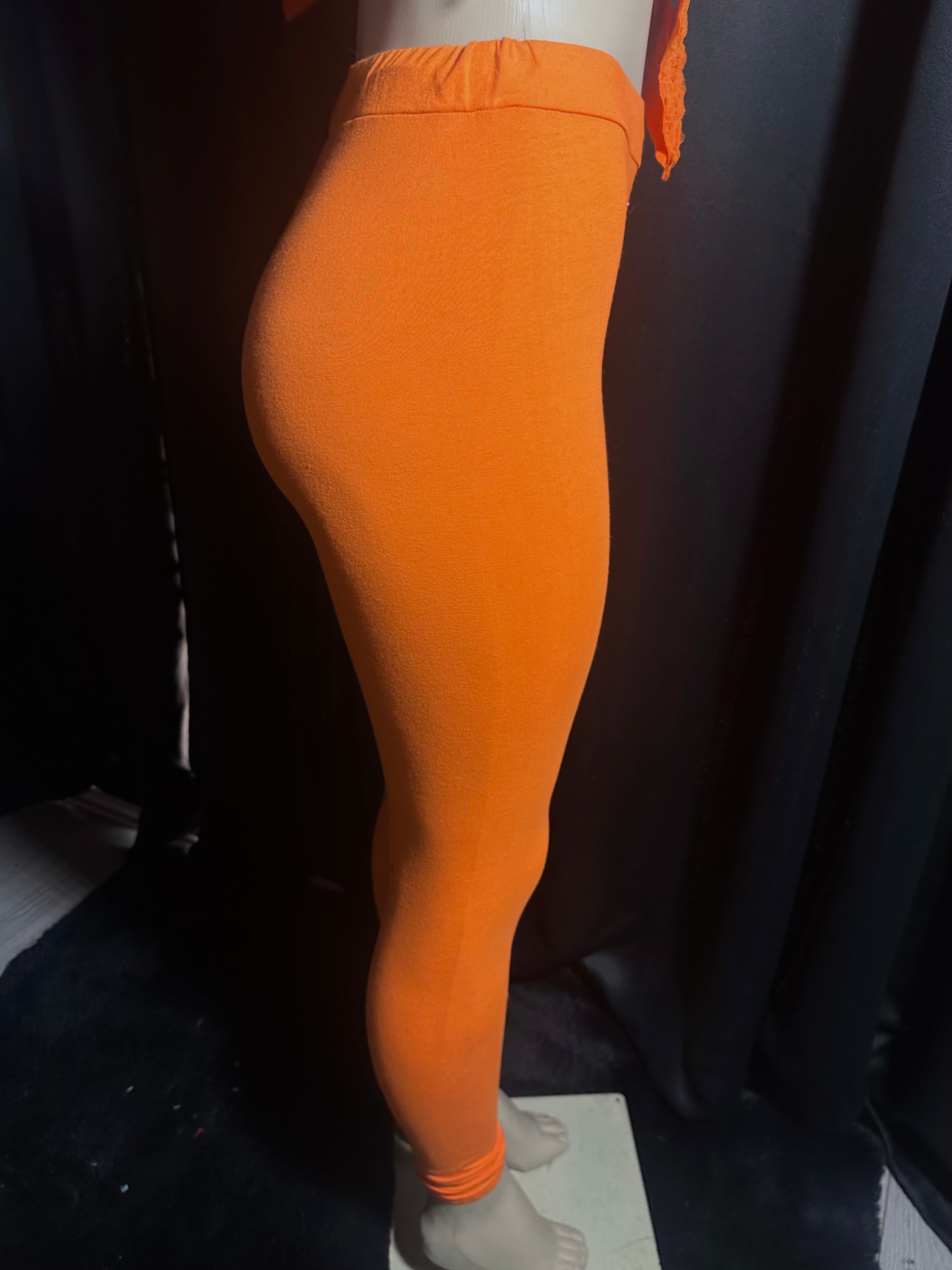 orange cross pants